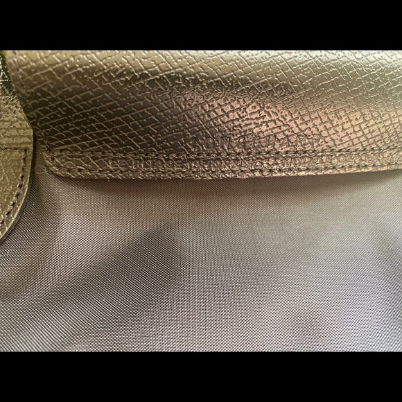 LONGCHAMP MONOCHROM ALL-BLACK Frm TUNISIA GORG Bag LUX RARE GENUINE SLEEK Lrg - Picture 5 of 16